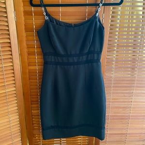 Black mini dress